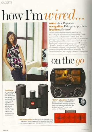 Illustration for article titled Video Game Producer Jade Raymond Featured in Lucky
